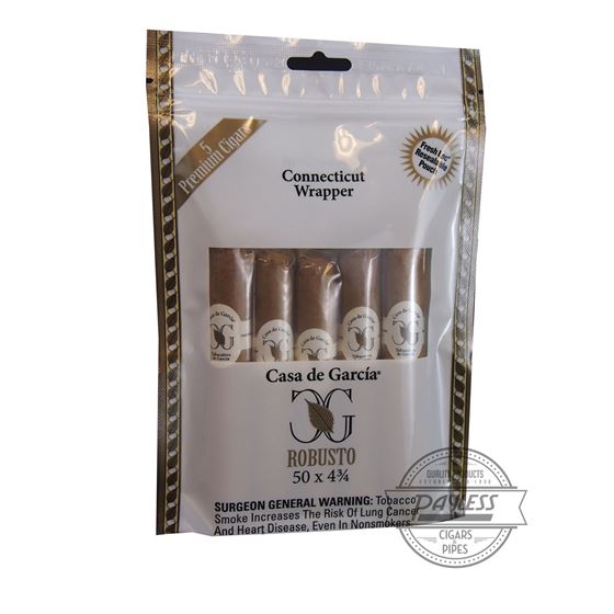 Casa De Garcia Connecticut Robusto Fresh Loc Pouch Cigar