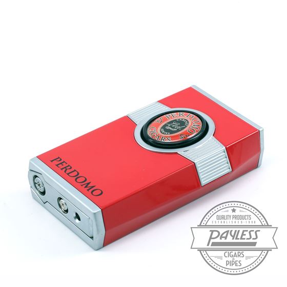 Perdomo 3Torch Tabletop Lighter Red