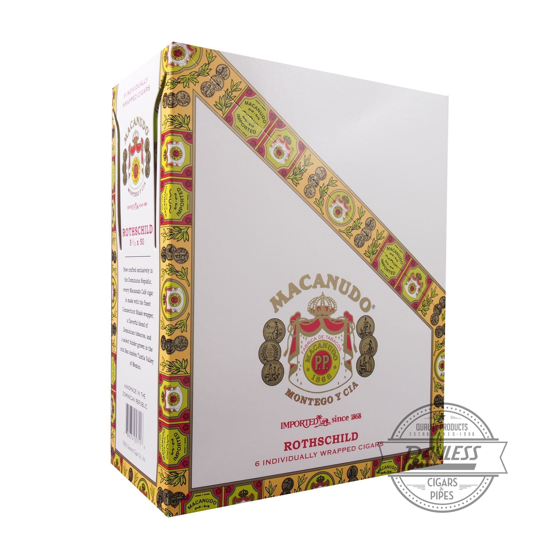 Macanudo Rothschild Cafe Cigar Fresh Pack: - Mild & Rubusto