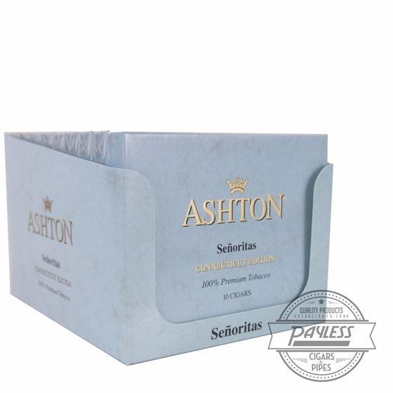 Ashton Small Cigars Connecticut Senoritas (10 packs of 10)