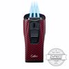 Colibri Monaco Triple-jet Flame Lighter Red Carbon Fiber (LI880T12)