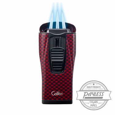 Buy Colibri Monaco Triple-jet Flame Lighter Red Carbon Fiber (LI880T12) Online Colibri Monaco Triple-jet Flame Lighter Red Carbon Fiber (LI880T12)