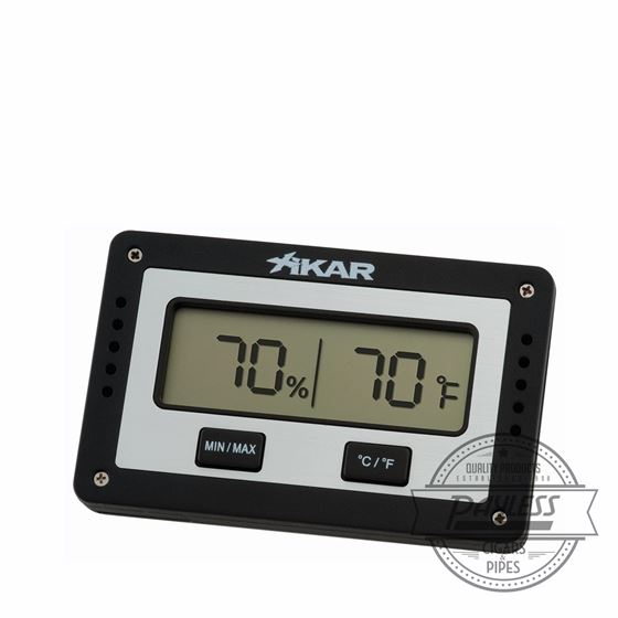 Xikar PuroTemp Rectangular Digital Hygrometer (833Xi)