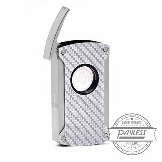 Rocky Patel Laser Lighter Carbon Fiber (Silver)