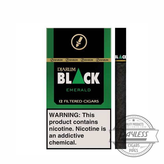 Buy Djarum Black Emerald Menthol cigarillos - Best Prices when you ...