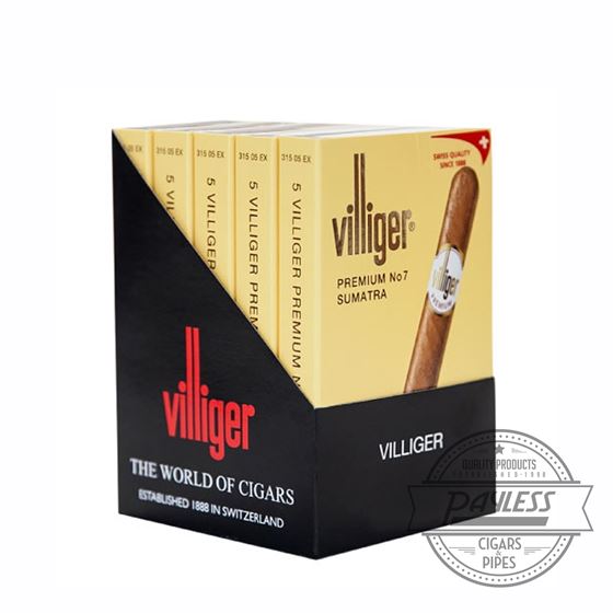 Villiger Premium No. 7 Sumatra (5 packs of 5)