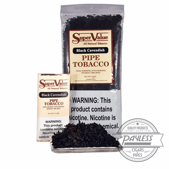 Super Value Black Cavendish (12 Oz Pouch)