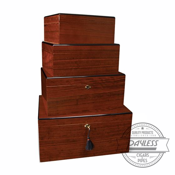 Savoy African Teak Humidor Extra Large, 150 Cigar Humidor