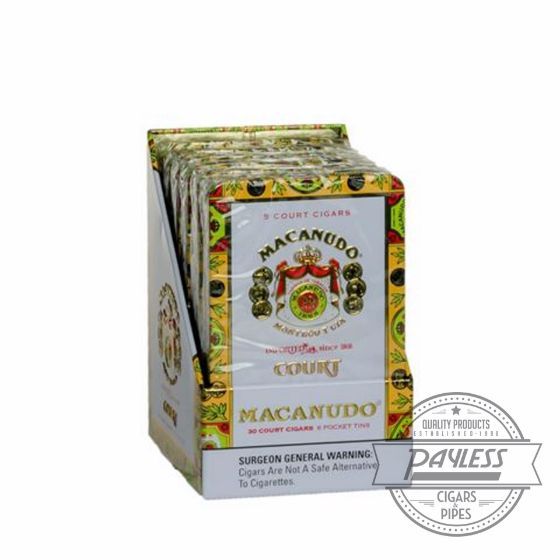 Macanudo Cafe Court Tin (6 tins of 5)