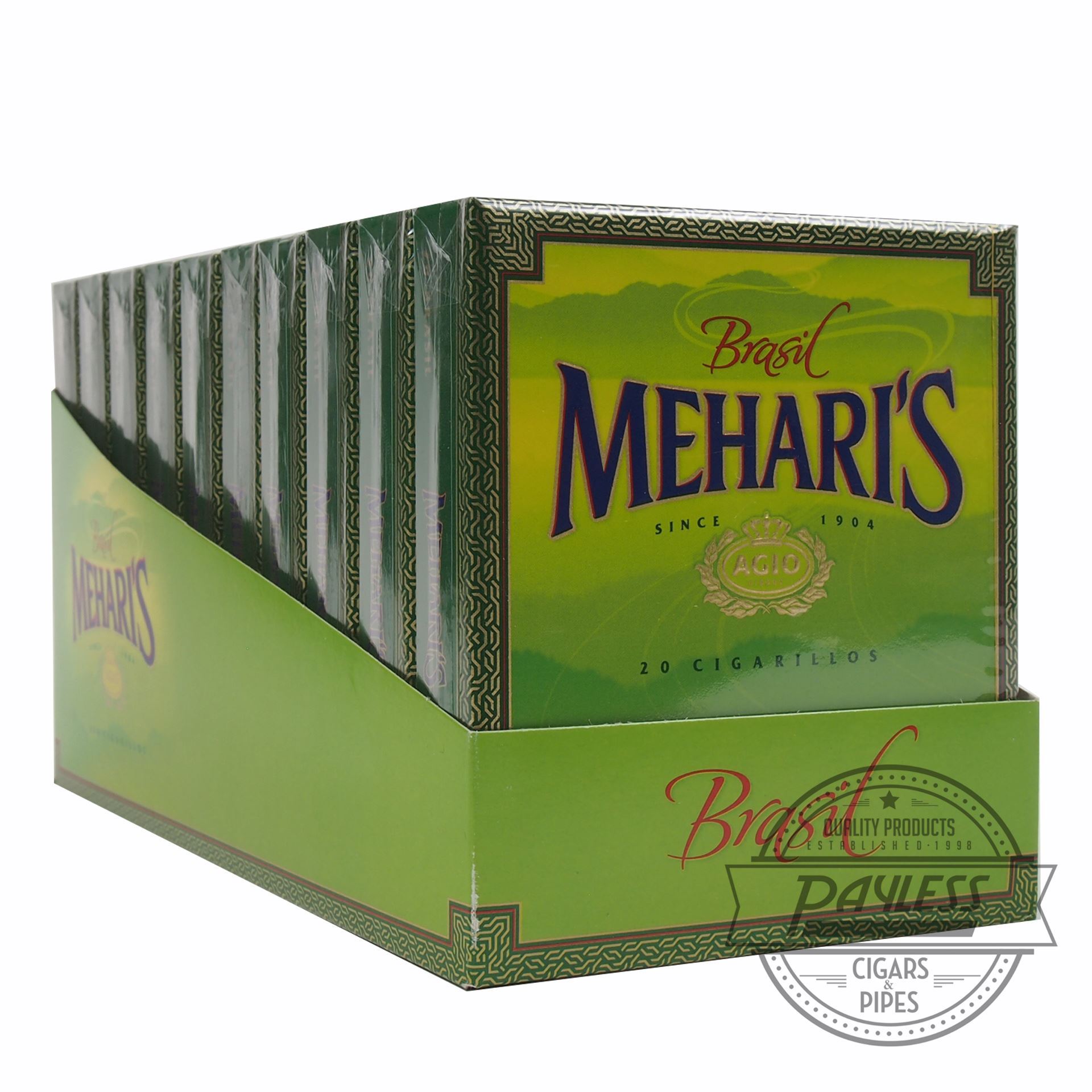 Check out Agio Mehari's Brasil in 10 Packs of 20 at Payless!