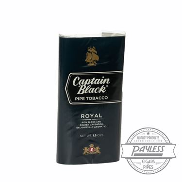 Buy Captain Black Royal 1.5 ounce Pouches Online Captain Black Royal 1.5 ounce Pouches