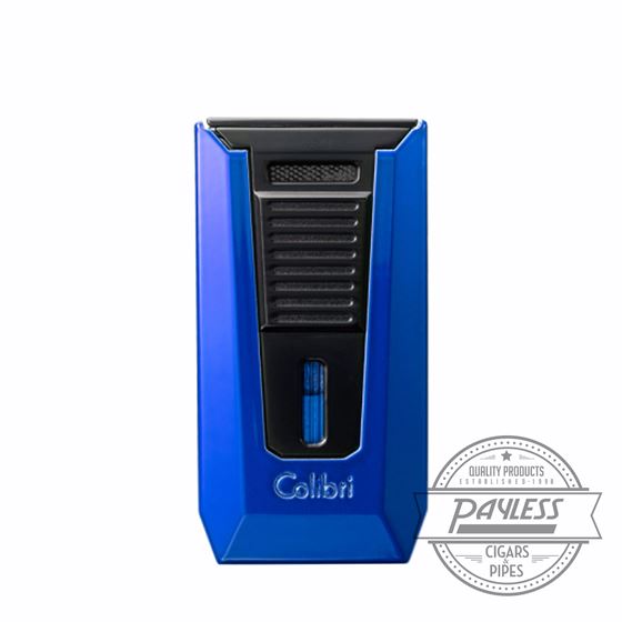 Colibri Slide Double-jet Flame Lighter Blue and Black (LI850T4)