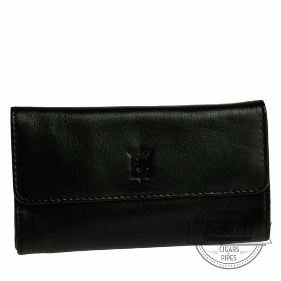 Chacom Leather Fold Pouch Black - 4N