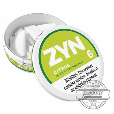 Zyn Citrus 6mg (5 cans) Zyn Citrus 6mg (5 cans)