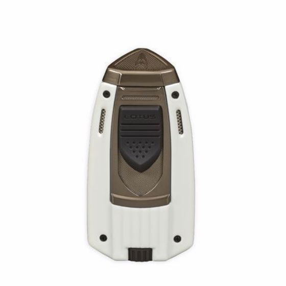 Lotus Mariner Dual Flame Torch Lighter - White (L7510)