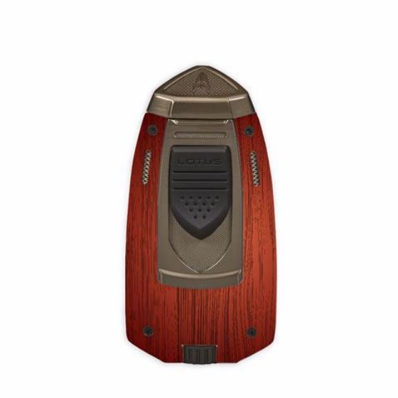 Lotus Mariner Dual Flame Torch Lighter - Woodgrain (L7520)