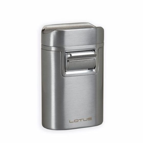 Lotus Brawn Quad Flame Torch Lighter - Chrome (T7CH)