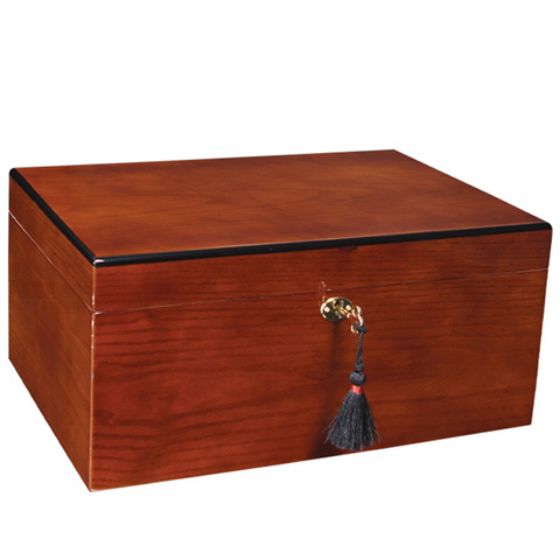 Savoy Ash Burl Humidor - Large