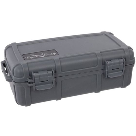 Cigar Caddy 10 Cigar Travel Humidor Dark Gray