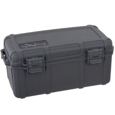 Cigar Caddy 15 Cigar Travel Humidor Dark Gray Cigar Caddy 15 Cigar Travel Humidor Dark Gray