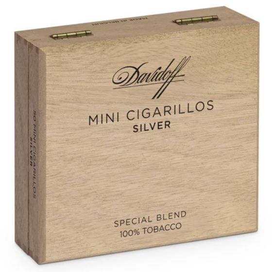 Davidoff Mini Cigarillos Silver (50-ct Box)