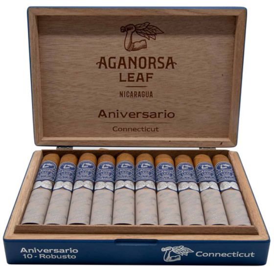 Aganorsa Leaf Aniversario Connecticut Robusto Open Box