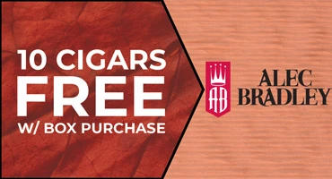 Alec Bradley box deal with 10 free cigars