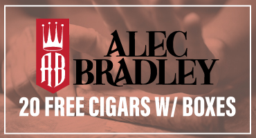 Alec Bradley box deal with 20 free cigars