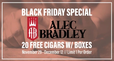 Alec Bradley box deal with 20 free cigars