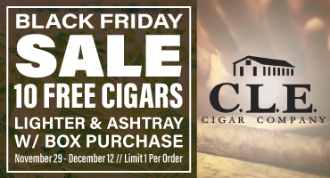 CLE  box deal with 10 free cigars lighter and Ashtray