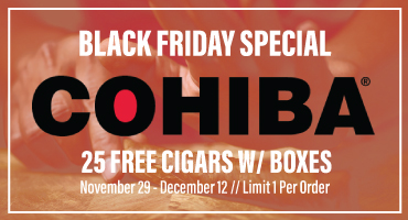 Cohiba box deal with 25 free cigars