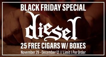 Diesel box deal with 25 FREE cigars!