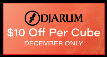 $10 Dollars off of all Djarum cubes