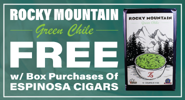 Receive a FREE bundle of Rocky Mountain Green Chile with Espinosa Box Deal!