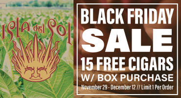 Isla Del Sol box deal with 15 free cigars