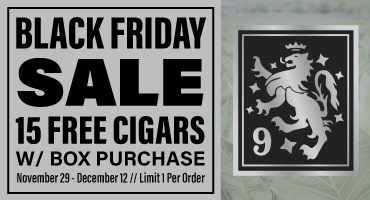 Liga Privada No. 9 box deal with 15 free cigars