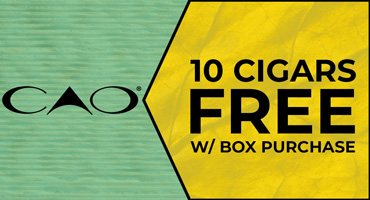 Aging Room box deal with 10 free cigars