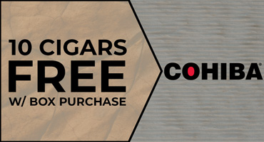 Cohiba box deal with 10 free cigars