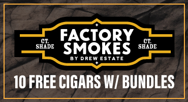 Factory Smokes bundle deal with 10 free cigars