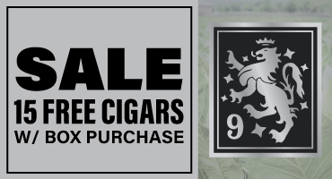 Liga Privada No. 9 box deal with 15 free cigars