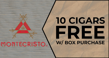 montecristo box deal with 10 free cigars