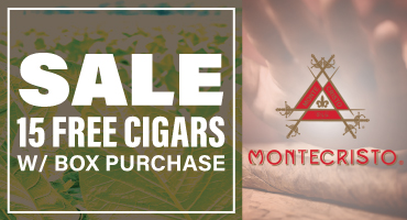 montecristo box deal with 15 free cigars