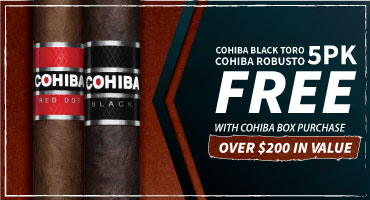 Cohiba Robusto 5pk and Cohiba Black 5pk