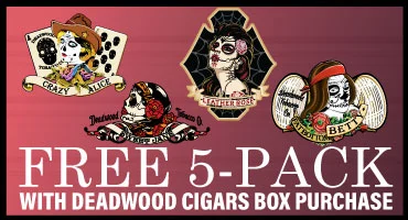 FREE Drew Estate Sampler with Deadwood Box Purchase