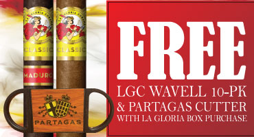 Payless La Gloria Cubana 10 pack and Partagas cutter with La Gloria Cubana Box Purchase