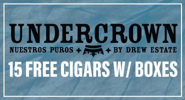 Undercrown box deal with 15 free cigars